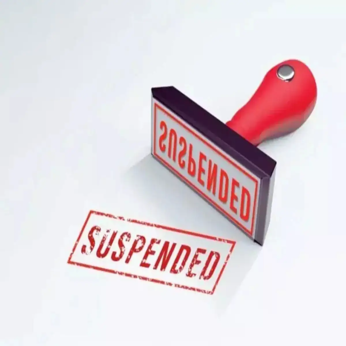 suspended